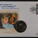 Großbritannien, Diana challenge, Nepal, Numisbrief