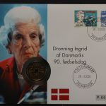 Dänemark, Königin Ingrid, 2000, Numisbrief