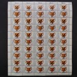 Deutschland (BRD), MiNr. 897-900 Bogensatz mit Andreaskreuzen, gestempelt