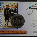 Falkland, Visit of HRH The Princess Royal, 1996, Numisbrief