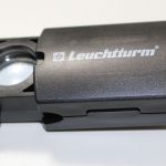 Leuchtturm, LED-Aufziehlupe, 20-fache Vergrößerung, schwarz, 18 mm