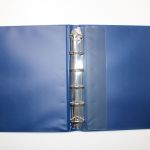 Borek, 4 blaue Ringbinder mit Aufdruck "Numisbriefe der Monarchien Europas"