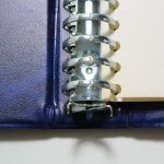 6 blaue Ringbinder mit 24 Ringen, incl. Kassetten