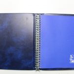 6 blaue Ringbinder mit 24 Ringen, incl. Kassetten