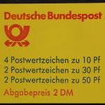 Deutschland, MiNr. MH 22 ae Quetschfalte, postfrisch, BPP Fotoattest