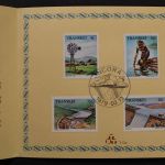 Transkei, MiNr. 54-57 Klappkarte, ESST