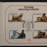 Transkei, MiNr. 37-40 Klappkarte, ESST