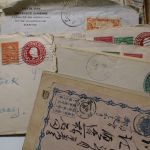 Belege, Karten, Ansichtskarten - großer Karton voll Material