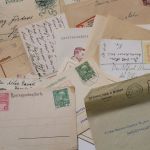 Belege, Karten, Ansichtskarten - großer Karton voll Material