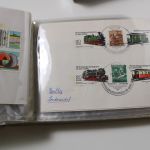 Belege, Karten, Ansichtskarten - großer Karton voll Material