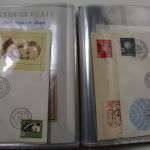 Belege, Karten, Ansichtskarten - großer Karton voll Material