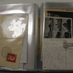 Belege, Karten, Ansichtskarten - großer Karton voll Material