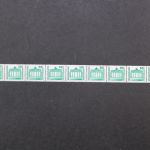 DDR, MiNr. 3346 R, 11er Streifen, ZN 0840, 845, 0850