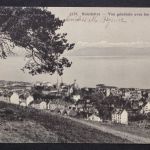 Schweiz, Neuchatel, vue generale avec les Alpes
