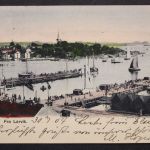 Norwegen, Larvik, Hafenanlage, Segelschiffe