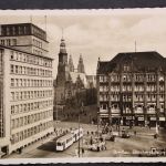 Breslau, Blücherplatz mit Rathaus