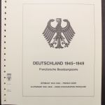 Französische Zone, Teilsammlung mit besseren Ausgaben