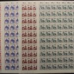 Berlin, MiNr. 587-590 A, 100er Bogen, postfrisch