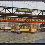 Wuppertal-Barmen, alter Markt, Schwebebahn