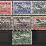 Albanien, MiNr. 162-168, Falz