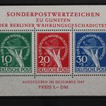 Berlin, MiNr. Block 1, Neugummi