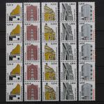 Deutschland (BRD), MiNr. 2298-2302 R Fünferstreifen mit ZN, postfrisch