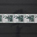 Deutschland (BRD), MiNr. 1341 R I Fünferstreifen, ZN 210, postfrisch