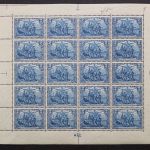 Deutsches Reich, MiNr. 95 B, 96 B + 97 B, Bögen + -teile, postfrisch / ungebraucht
