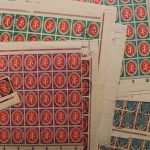Deutsches Reich, MiNr. 107-110 Bögen + -teile, gestempelt, ungebraucht, postfrisch