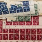 Deutsches Reich, gestempelter großer Bestand, viele Bögen, alles 1940er Jahre