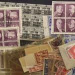 Nachlaß-Posten Ausland, Bögen, Bogenteile, Material in Tüten ect.