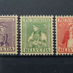 Schweiz, MiNr. 133-135, postfrisch