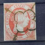 Spanien, MiNr. 9 w, gestempelt
