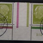 Deutschland (BRD), MiNr. WZ 10 halbe HAN 515173, gestempelt