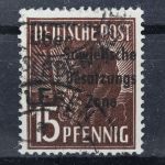 Sowj. Zone, MiNr. 187 b, gestempelt, BPP Signatur