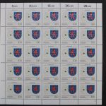 Deutschland (BRD), MiNr. 1712-1716, 25er Bögen, postfrisch