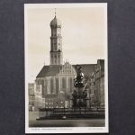 Augsburg, Herkulesbrunnen und Ulrichsmünster