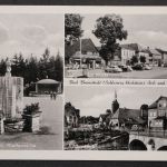 Bad Bramstedt, Brunnen u. Musikpavillon, am Markt, Kirchenbleck