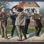Herzlichen Glückwunsch zum Geburtstag, 5 Herren singen ein Lied