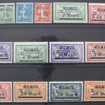 Memel, MiNr. 84-97, postfrisch