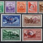 Liechtenstein Dienstmarken, MiNr. 11-19, meist postfrisch