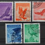 Liechtenstein, MiNr. 143-147 y, gestempelt
