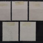Liechtenstein, MiNr. 143-147 y, gestempelt