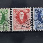 Liechtenstein, MiNr. 72-74, gestempelt