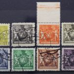 Liechtenstein, MiNr. 45-52 gemischte Zähnung, gestempelt