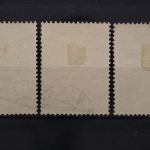 Liechtenstein, MiNr. 1-3 x, gestempelt