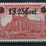 Etappengebiet West, MiNr. 11 B, Falz