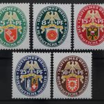Deutsches Reich, MiNr. 430-434, postfrisch