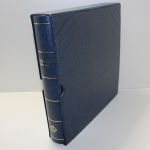 Leuchtturm, blauer Klemmbinder mit Aufdruck "Deutschland Bundesrepublik", Kassette