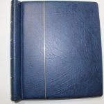 Leuchtturm, blauer Klemmbinder mit Aufdruck "Deutschland Bundesrepublik", Kassette
